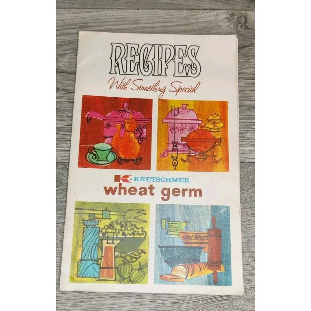 Kretschmer Wheat Germ Recipes With Something Special Cookbook 1968